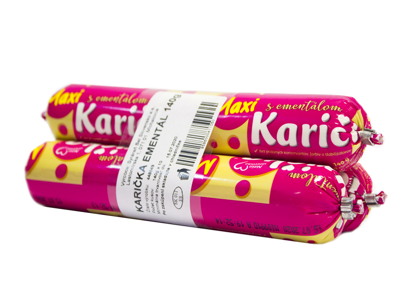Curry Maxi z ovojem iz sira Emmental 3x140 g. / 1 pakiranje