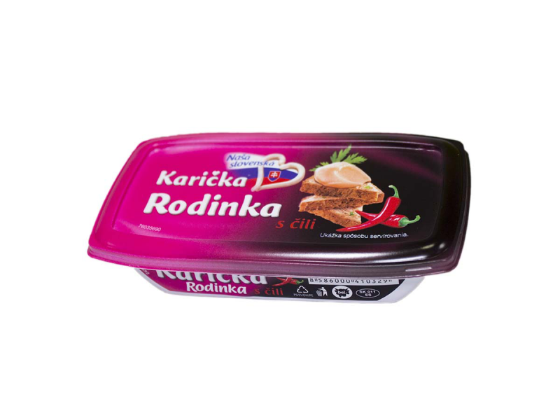 Karička Rodinka topljeni čili sir 150 g. / 1 kos