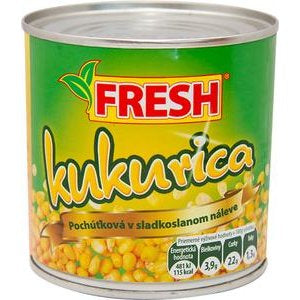 Sladka koruza "FRESH" Prigrizek 425 ml / 1 kos.