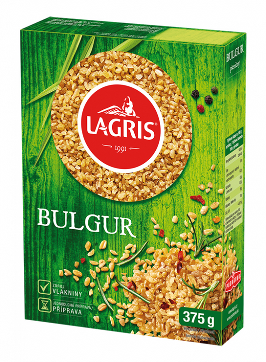 Bulgur predkuhan polnozrnat 375 g, Lagris. / 1 kos.