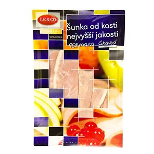 Vrhunska šunka s kostjo, ohlajena 100 g, LE&CO. / 1 kos.