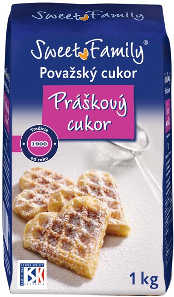Sladkor v prahu Sweet family 1 kg. / 1 kos.