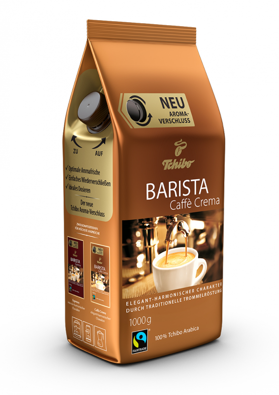 Tchibo Barista Caffé Crema kavna zrna 1000g. / 1 kos